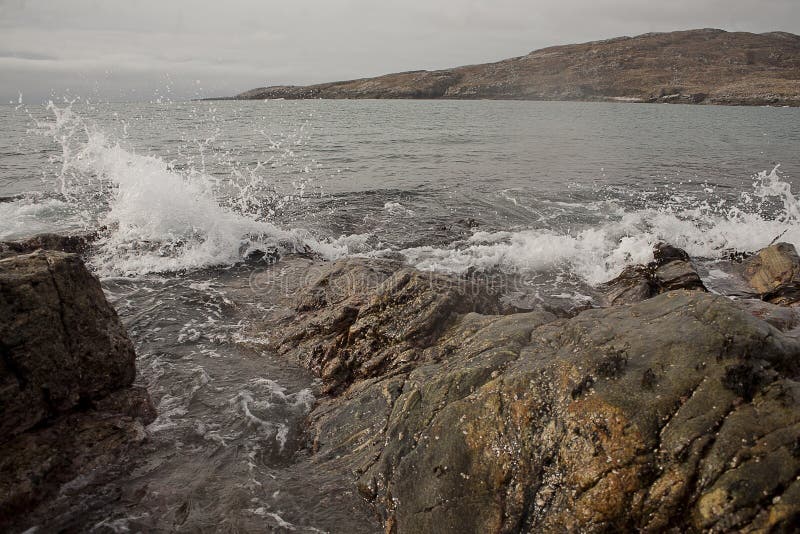 Waves Of The Atlantic Ocean Stock Photo - Image of lewis, country: 107112640