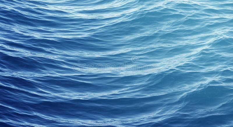 Waves on a body of water create a mesmerizing pattern. The surface displays a grad royalty free illustration