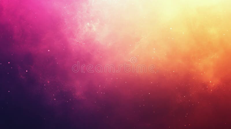 Abstract waves of light and color flowing in a vibrant digital landscape at early morning stock photography