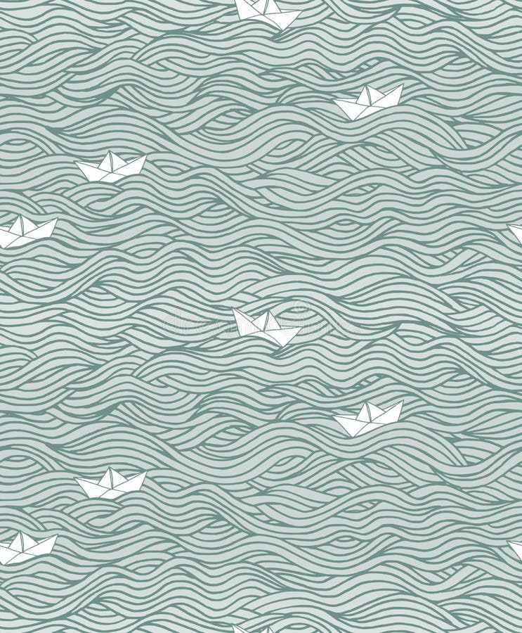Little Boats Paper Pattern Little Boats Paper Pattern