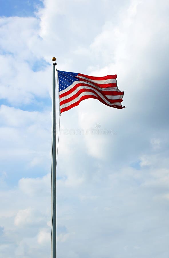 Waving American Flag Stock Photo Image Of Icon Banner 17432838