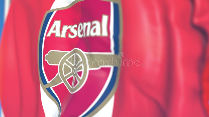 Waving Flag with Arsenal Football Team Logo, Close-up. Editorial 3D Rendering Editorial Image - Illustration of loopable, soar: 155862255 Waving Flag with Arsenal Football Team Logo, Close-up. Editorial 3D Rendering Editorial Image - Illustration of loopable, soar: 155862255