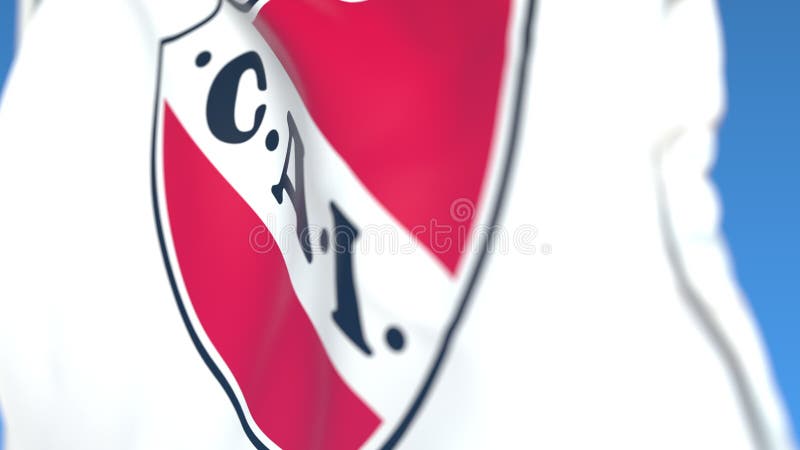 Club Atletico Independiente Flag Seamless Looping Background