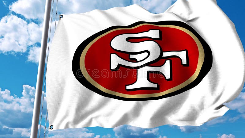 San Francisco 49ers American Football Team Logo Editorial