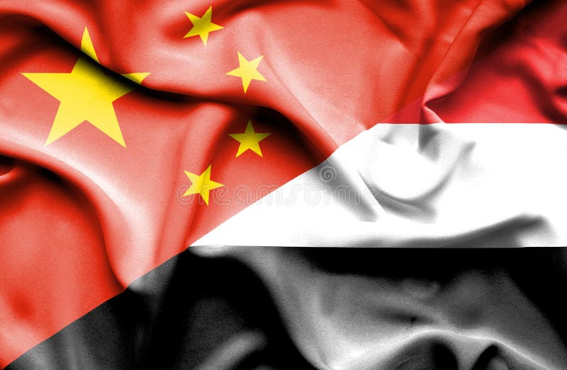 Republic Of Yemen Flag Waving Stock Illustration Illustration of islam, three 85207815