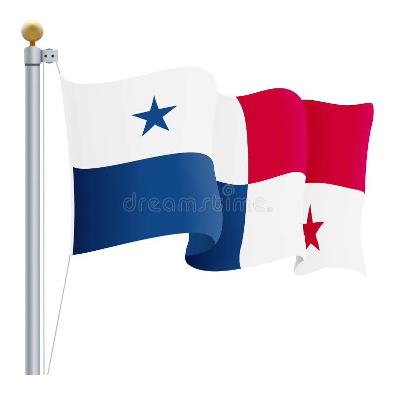 Download Panama Flag Lipstick On The Lips Isolated On A White ...