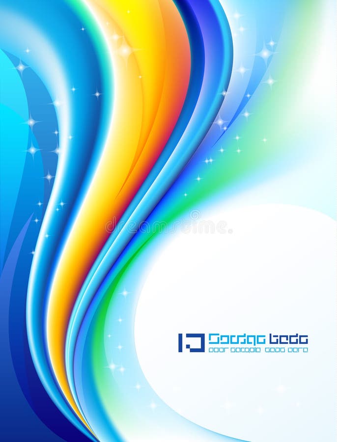 Wavy royalty free illustration