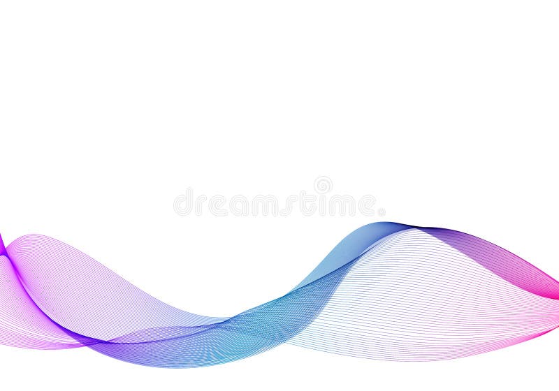 Wavy abstract design. Ribbon concept with purple, blue, pink colors. White isolated background. Vector illustration. Wavy abstract design. Ribbon concept with purple, blue, pink colors. White isolated background. Vector illustration.