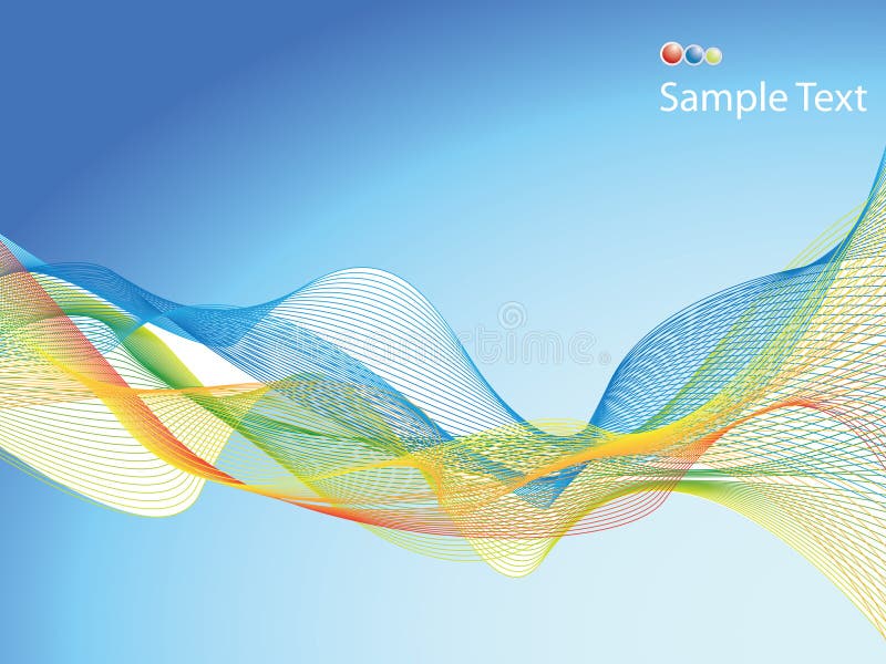 Wavy background royalty free illustration