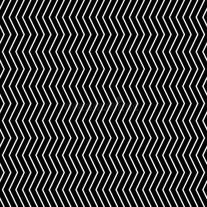 Wavy, Billowy Zigzag Lines. Stock Vector Illustration of billowy