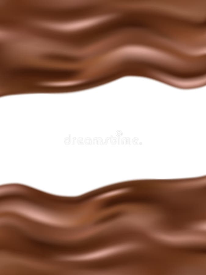 Wavy chocolate background. EPS 10