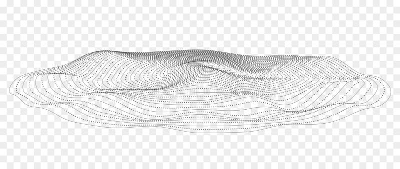 Wavy geometric shape royalty free illustration