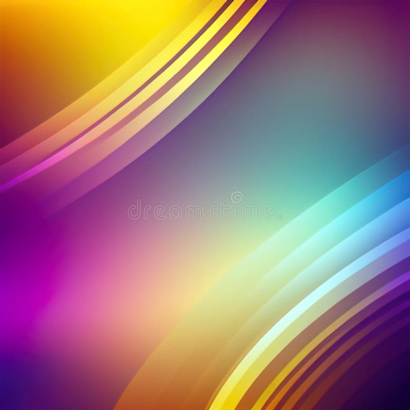 Wavy Psychedelic Gradient Bluepurple Background Stock Illustration
