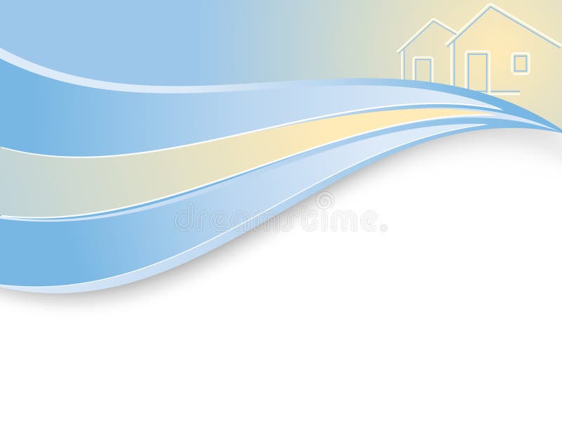 Wavy real estate company background