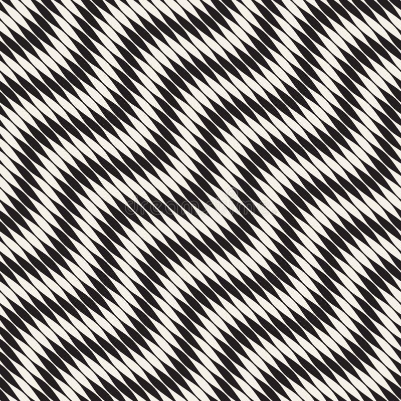 Wavy Stripes Vector Seamless Pattern. Retro Wavy Engraving Texture