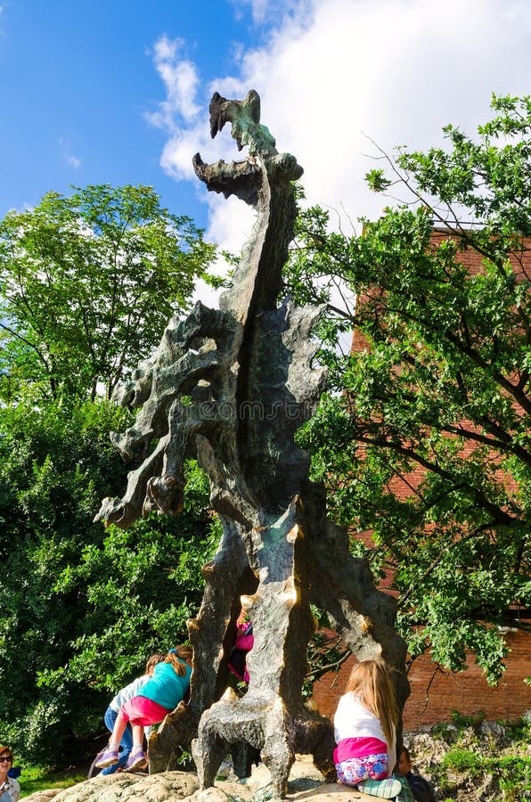 Wawel Dragon In Krakow, Poland. Editorial Photo - Image: 53386361