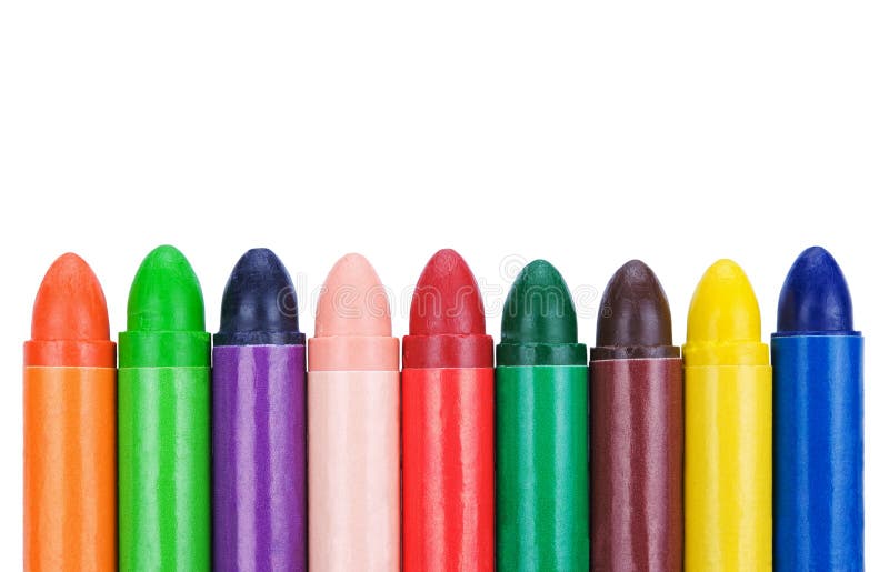 Wax crayons