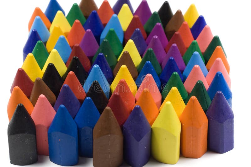 Wax crayons