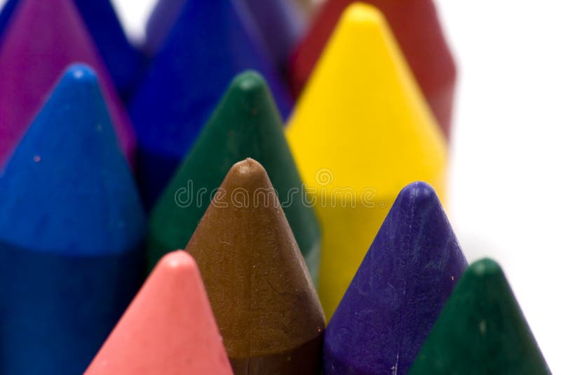 Wax crayons