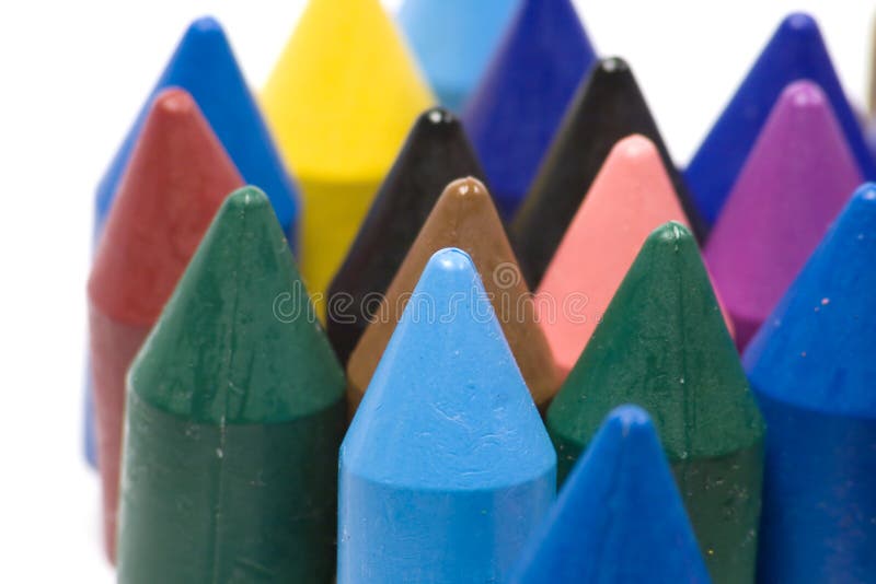 Wax crayons