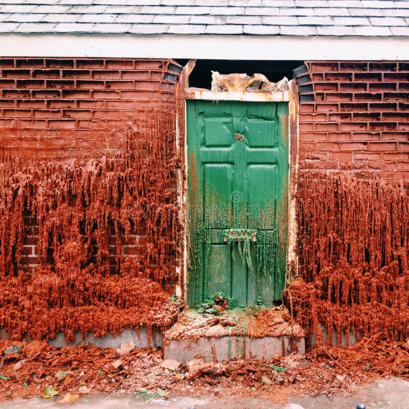 Wax house stock photo. Image of house, melt, green, london 54274250