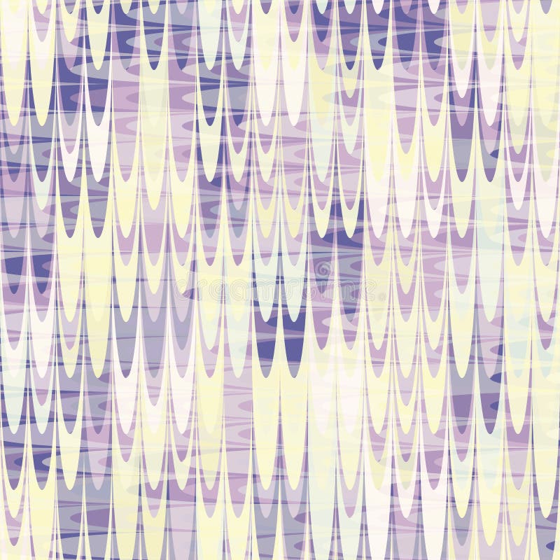 Vertical Set Of Dyed Hair Locks Samples In Hairdressing Salon On