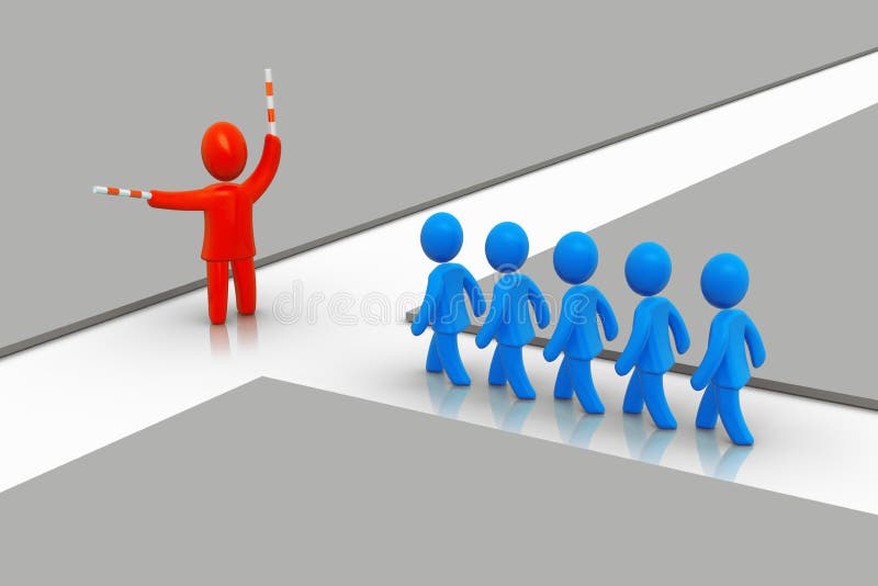 This way royalty free illustration