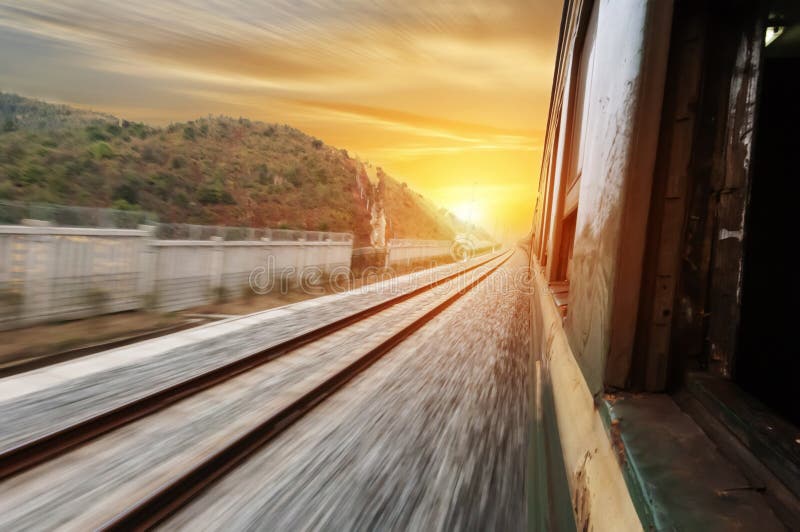 The way forward railway royalty free stock photo