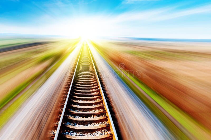 The way forward railway stock photos
