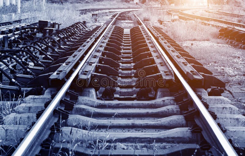 The way forward railway in the China royalty free stock photos
