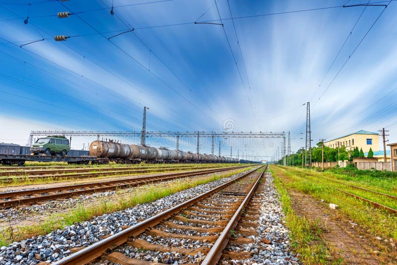 The way forward railway in the China royalty free stock photo