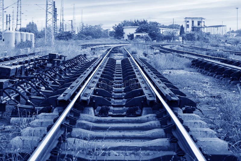 The way forward railway in the China royalty free stock photo