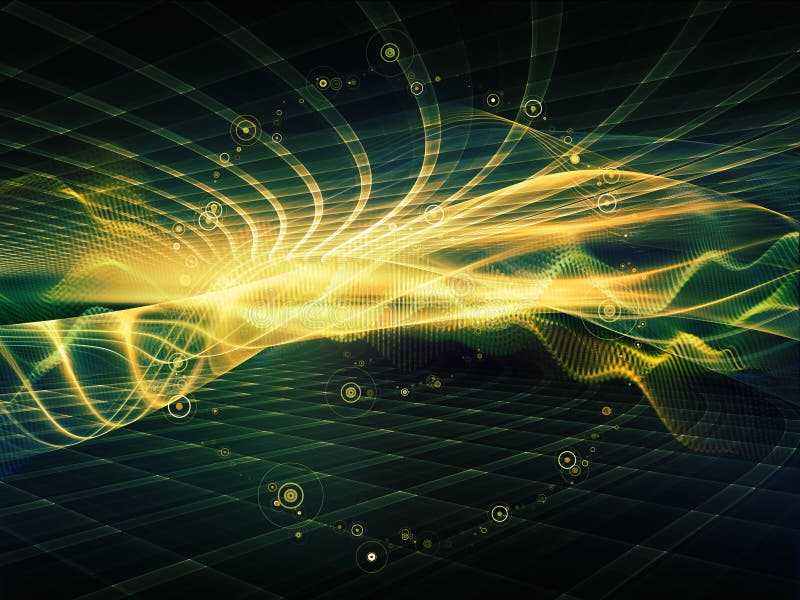 Way of Fractal Realms stock photo