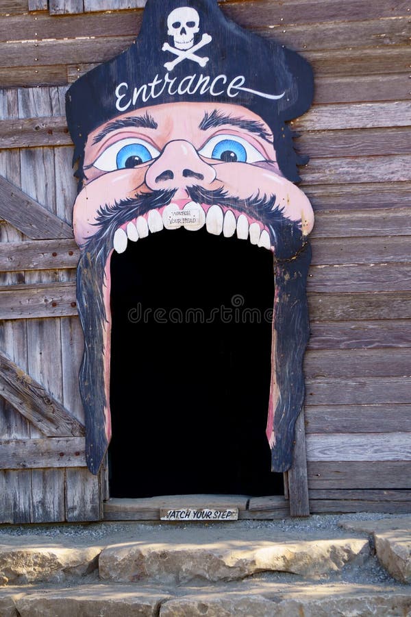 Scary Barn entrance royalty free stock images Scary Barn entrance royalty free stock images