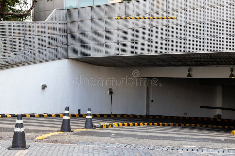 No parking cones stock photo. Image of blue, line, vehicle - 2748458