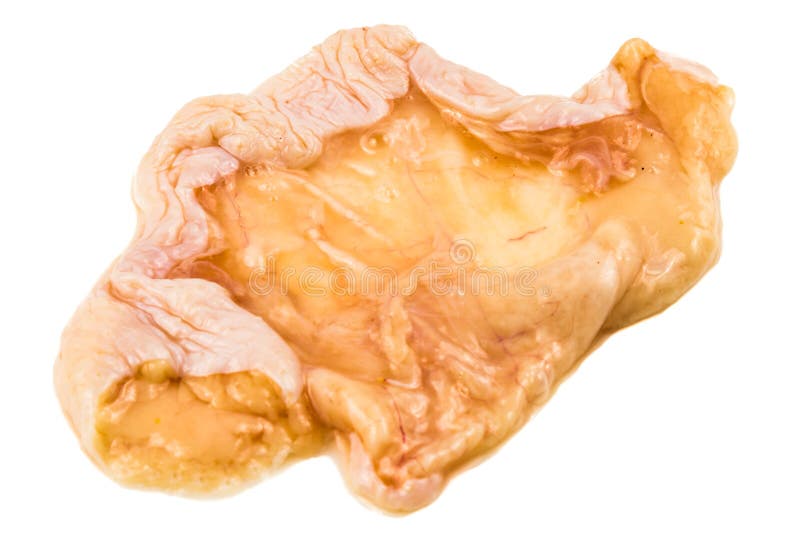Wazeliniarska podwłosie warstwa kurczak skóra usuwał od piersi mięsa
