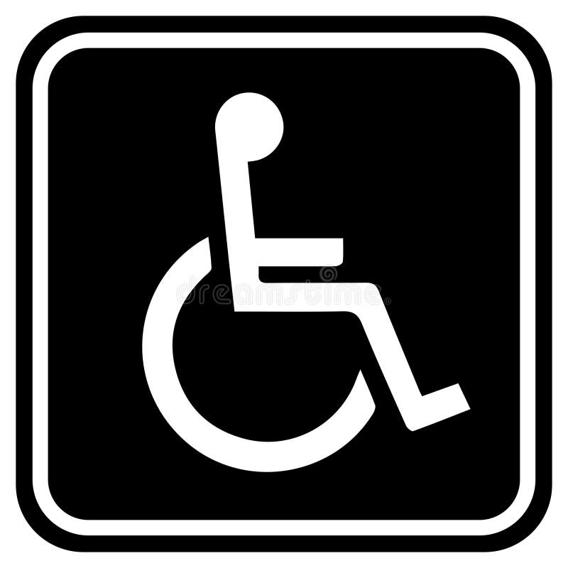 WC drzwi talerza Toaletowa ikona niepełnosprawny istota ludzka znak dla toalety płaskiego wektorowego ilustracyjnego symbolu czer ilustracja wektor WC drzwi talerza Toaletowa ikona niepełnosprawny istota ludzka znak dla toalety płaskiego wektorowego ilustracyjnego symbolu czer ilustracja wektor
