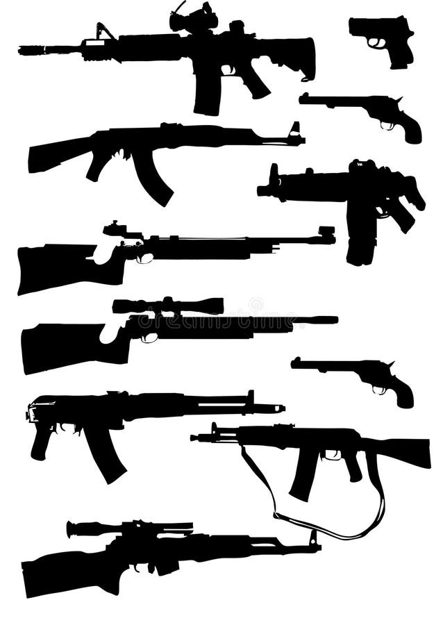 Weapon silhouettes