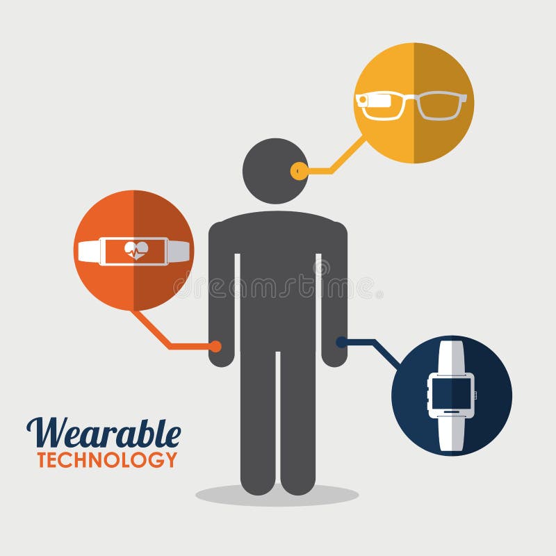 Wearable design stock vector. Illustration of phone, wearables 49523684
