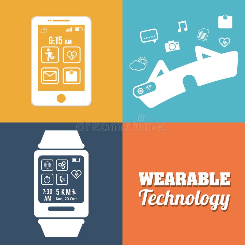 Wearable technology stock vector. Illustration of responsive 49763425