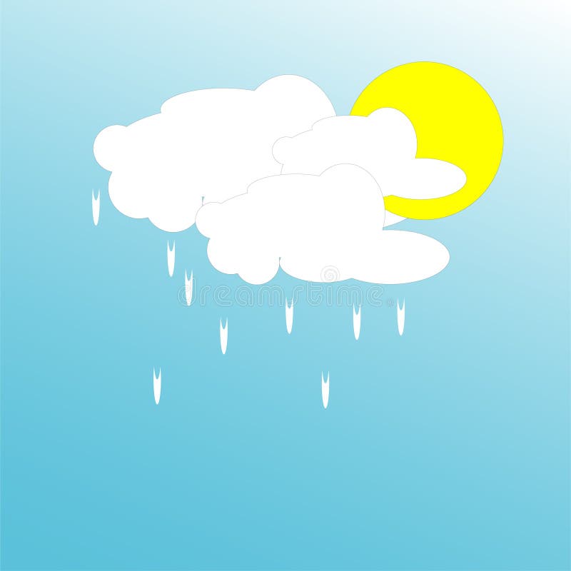 Weather Conditions And Display Colors Stock Illustration - Illustration