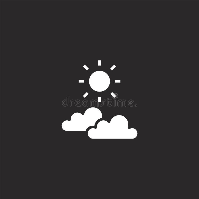 Weather Icon. Filled Weather Icon for Website Design and Mobile, App  Development Stock Vector - Illustration of sunny, night: 157808873