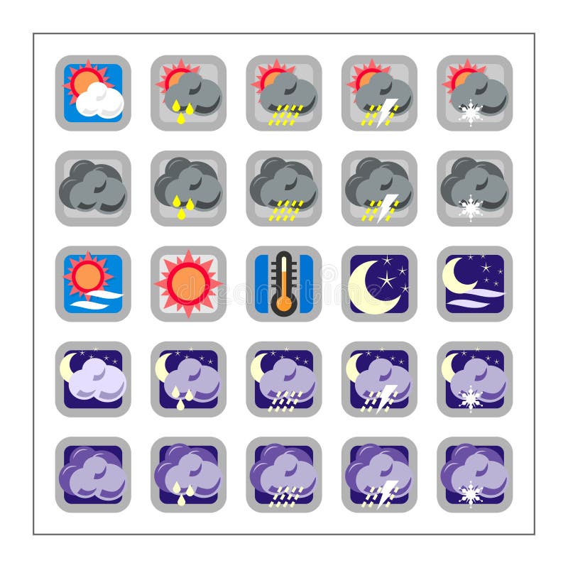 Weather Icon Set - Version 2