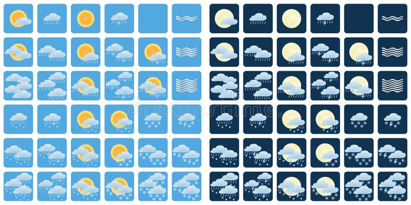 Weather icons