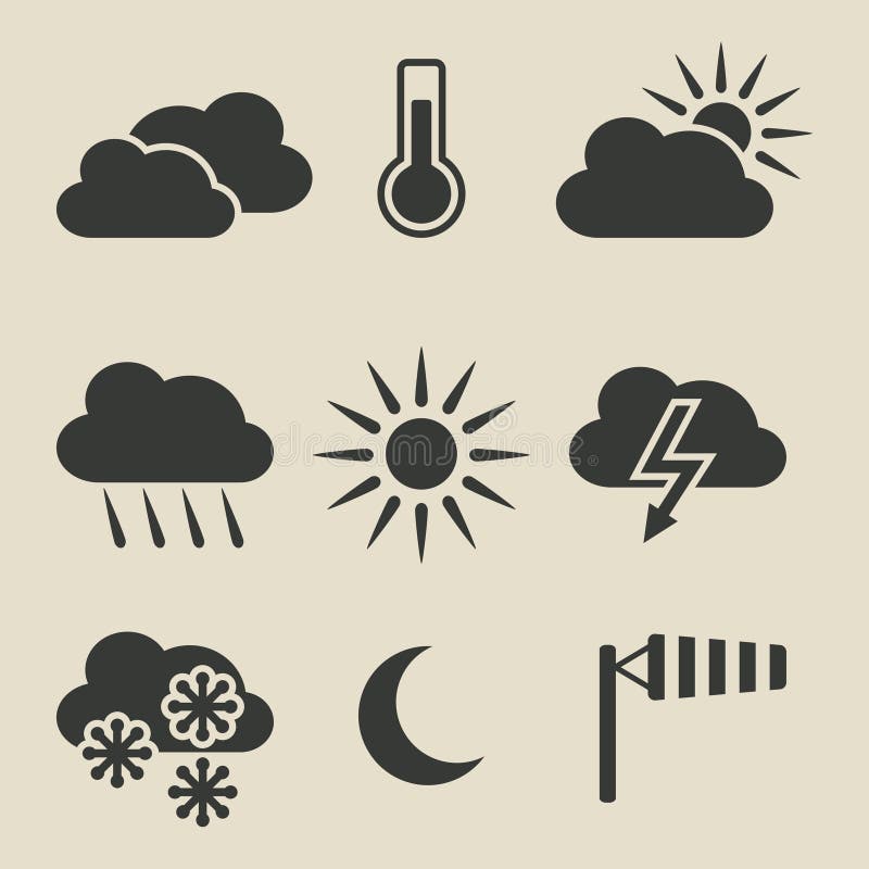 Weather icons set