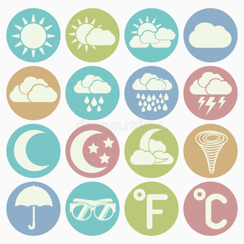 Weather icons set