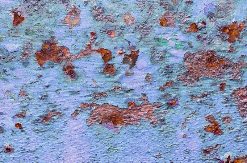 Weather-stained metal texture royalty free stock photo