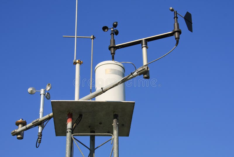 Weather Station stock images