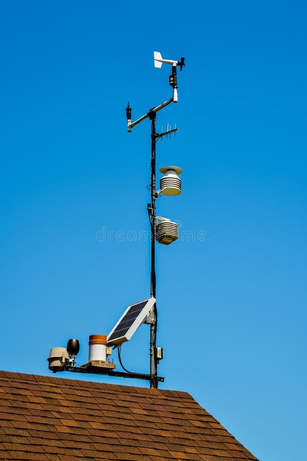 Stevenson Screen Meteorological Instrument Shelter Stock Photo Image