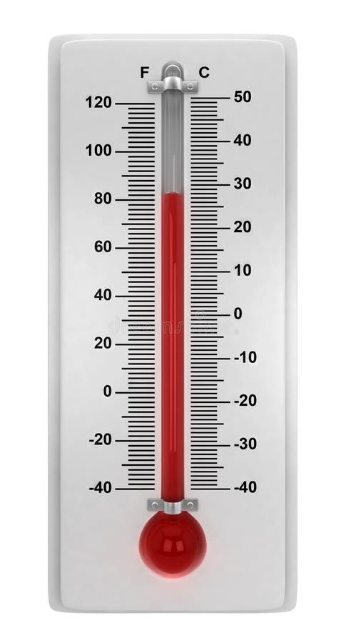 Weather thermometer stock illustration. Illustration of display